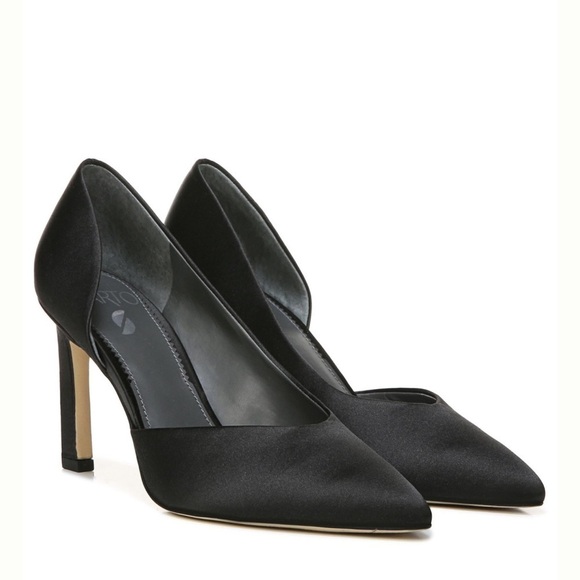 FRANCO SARTO  Sherry Half D'orsay Pump In Black - Picture 1 of 7